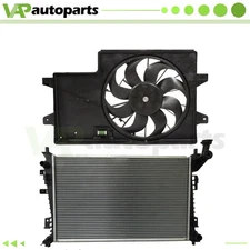 Engine Radiator and Cooling Fan Kit For 2008 2009 2010 2011 Ford Focus 2.0L
