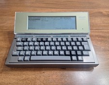 Vintage Olivetti M-10 Portable Computer Tested W/ Case Flip Screen