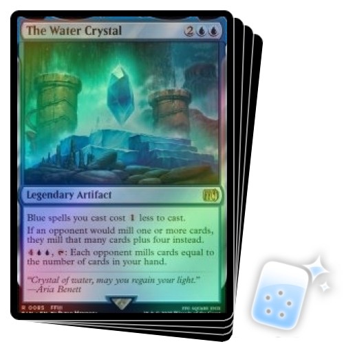 FOIL THE WATER CRYSTAL X4 Final Fantasy FIN Magic MTG MINT CARD | eBay