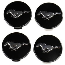 15 Thru 23 Ford Mustang Oem Blackchrome Pony Wheel Center Caps X4 Fr3z-1130-c