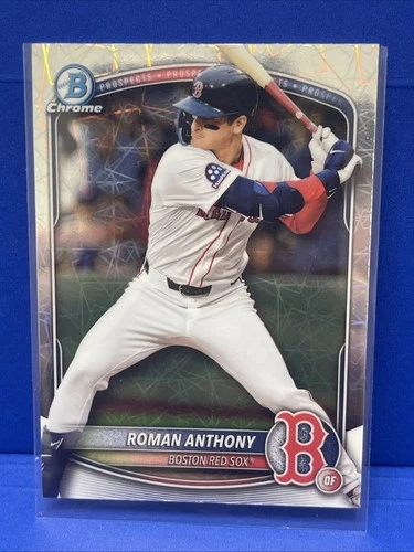 2025 Bowman Chrome - Prospects Roman Anthony #BCP-167 Laser Refractor (RC)