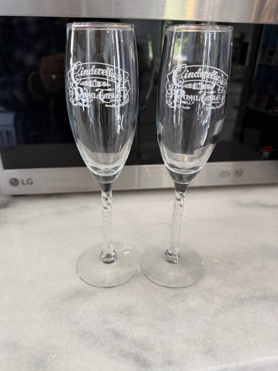 Cinderella's Royal Table-Walt Disney World-Set of 2 Champagne