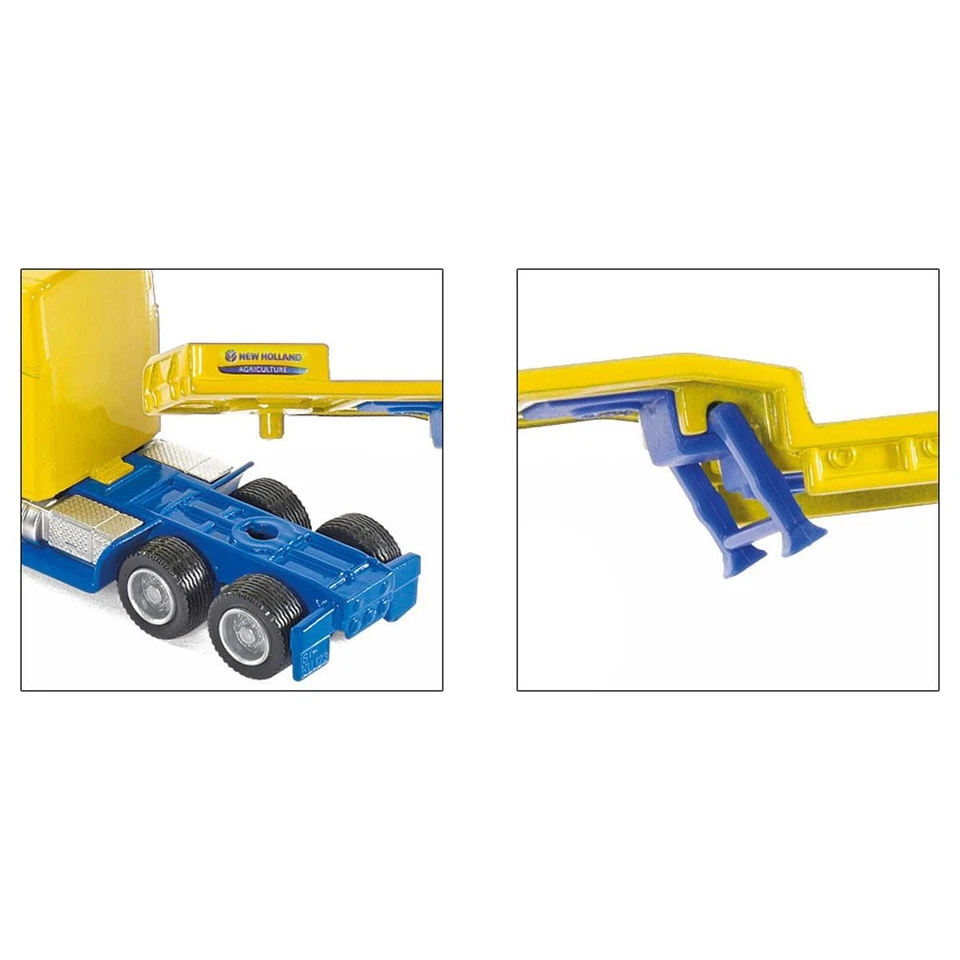 Siku 1/87 New Holland Tractor Trailer with (2) T7070 Tractors Siku-1805 - Image 2 of 4