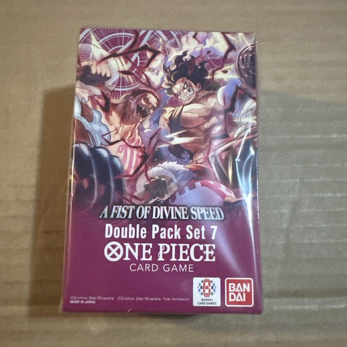 One Piece Card Game A Fist of Divine Speed Double Pack Set 7 DP-07, New,  Sealed