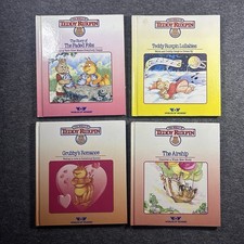 Vintage Lot Of Four Teddy Ruxpin Books Worlds Of Wonder