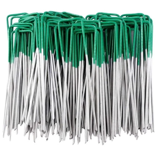Artificial Grass U Pins Heavy-Duty Landscaping Metal Peg Turf Garden Pin Staples