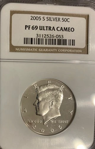 2005-S PROOF SILVER KENNEDY NGC PF-69 ULTRA CAMEO (silver)