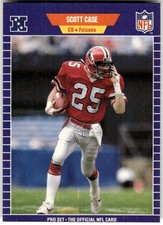 1989 Pro Set #5 Scott Case Atlanta Falcons Rookie NFL Football