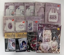 12 Pcs Mix of Janlynn & Bucilla Ribbon Embroidery Kits New View Description