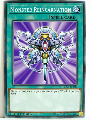 Yugioh - #027 Monster Reincarnation - SDSB - Soulburner Structure Deck