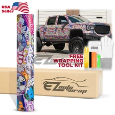 Premium JDM USDM Anime Graffiti Sticker Bomb Vinyl Decal Sticker Wrap Sheet #HF