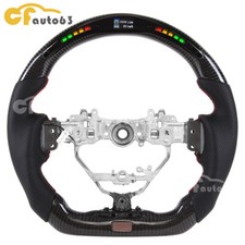 Carbon Fiber LED Steering Wheel for 13+ LEXUS IS200t/250/300/350/F w/Vibration
