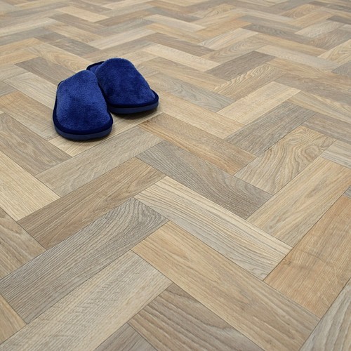 Modern Warm Oak Herringbone Parquet Vinyl Floor Lino 2m 3m & 4m eBay