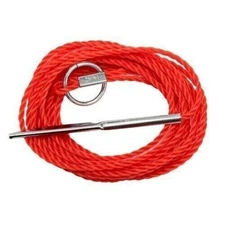 Eagle Claw 9' Heavy Duty Polyethylene Twisted Fish Stringer Red 04300-002