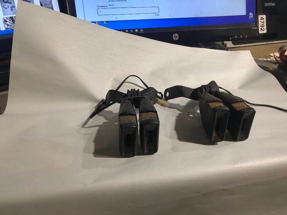 73-79 Volkswagen VW Beetle Super Bug NEGRO cinturón de seguridad centro OEM Foto 2 de 4