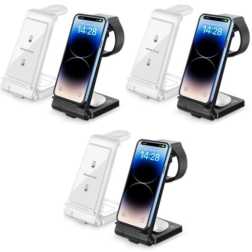 3 Pieces Schnelles Ladegerät Handy Ladestation Telefonladeständer - 第 1/12 張圖片