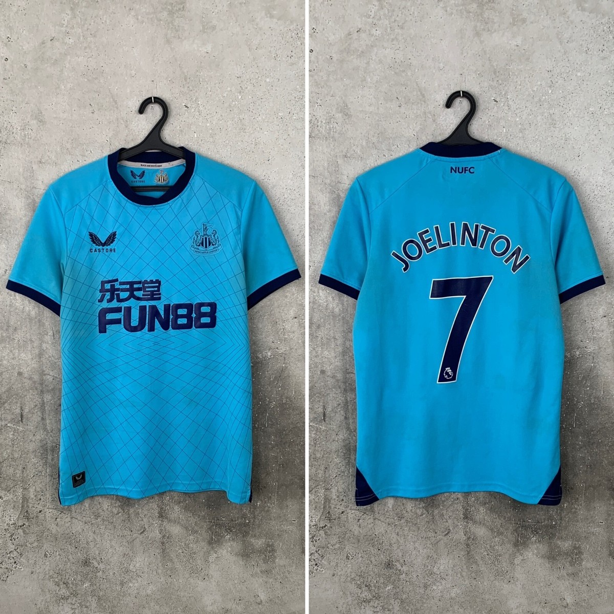 NEWCASTLE UNITED 2021 2022 THIRD FOOTBALL SHIRT #7 JOELINTON