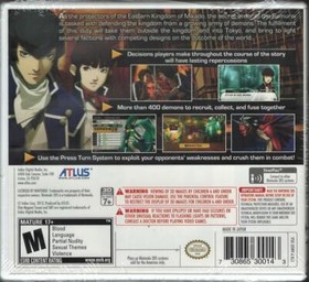 Shin Megami Tensei IV 3DS (Brand New Factory Sealed US Version) Nintendo 3DS, ni