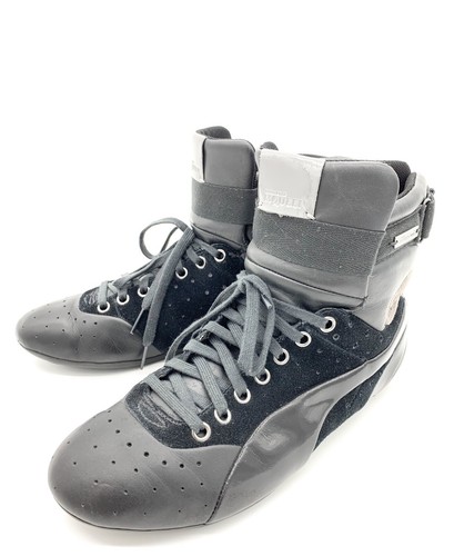 Alexander McQueen Puma Black Leather Hi 