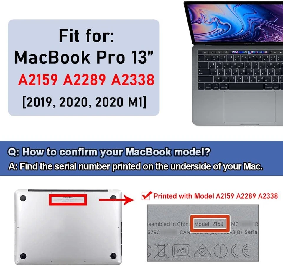 Batería A1708 A2171 para MacBook Pro13 A1708 A2159 A2289 A2338 Mid 2017 2019 2020 Foto 3 de 4