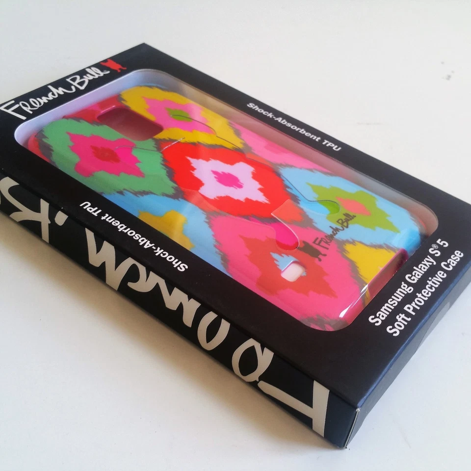 Funda TPU Amortiguador Toro Francés Gato Diamante Samsung Galaxy S5 Totalmente Nueva Foto 4 de 4