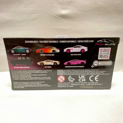 Jada Toys Porsche 911 GT3 RS (996) modello slip rosa tricolore 1:32 nuovo con scatola 2023 VHTF - Foto 17 di 20