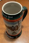 Vintage 1991 Budweiser Clydesdales Themed Stein. Made In Brazil by Susan Sampson — photo 8