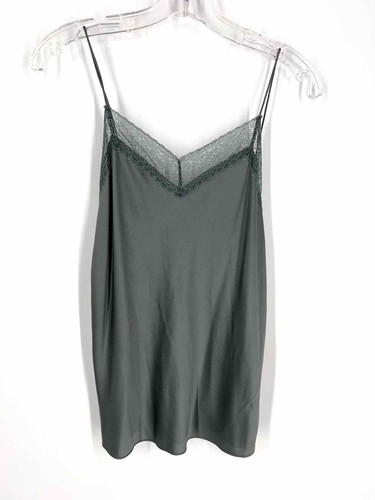 Vince Size XS Gray Lace Trim NEW Designer Camisole - 第 1/4 張圖片