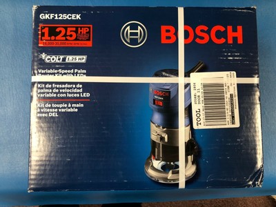 New Bosch Colt Corded Palm Router 1 25 Hp Variable Speed Fixed