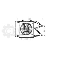 LüFter MotorküHlung FüR Opel Corsa C 1.0 Bj.00-03