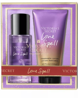 VICTORIAS SECRET Love Spell 2PIECE GIFT SET FRAGRANCE MIST