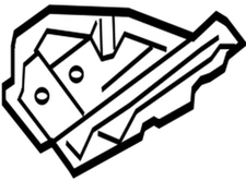 77606-30190 Toyota Protector sub-assy, fuel tank, no.1 7760630190, New Genuine O