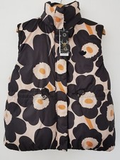 Bnwt Adidas X Marimekko Down Padded Reversible Gilet / Body Warmer Size 12 * New