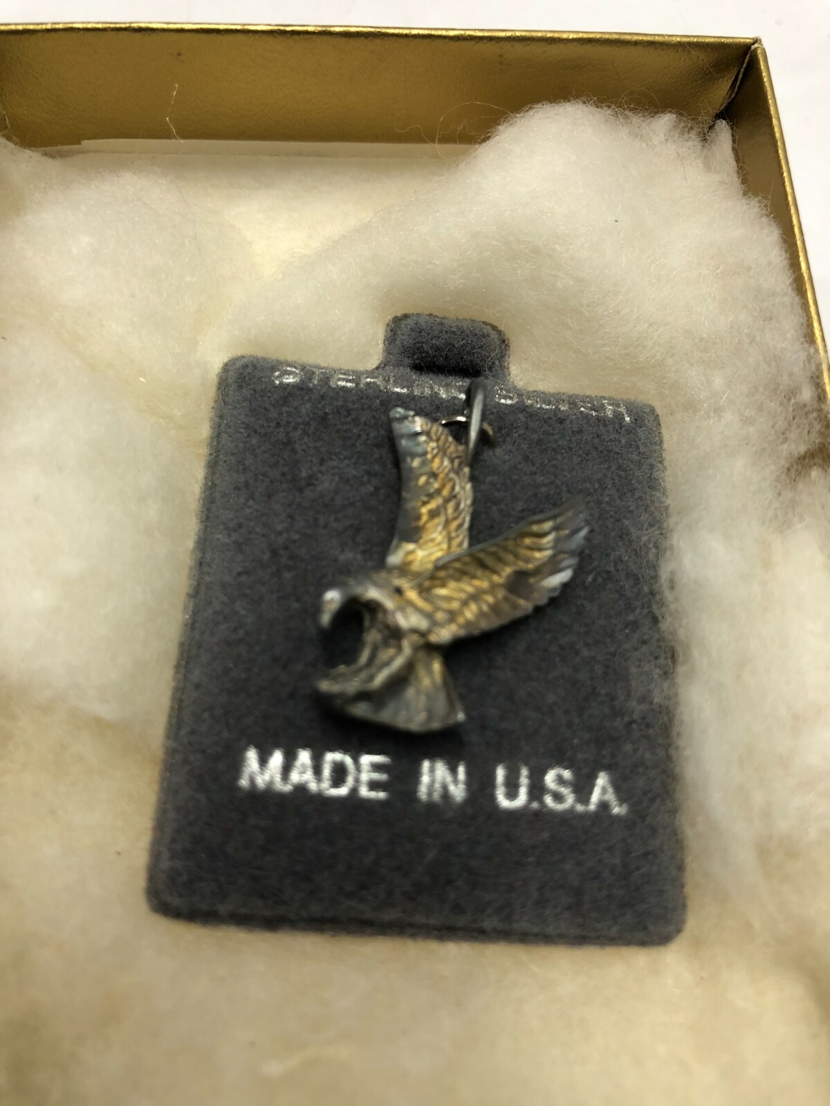 Sterling Silver Flying Eagle Charm - image 3