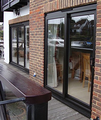 Black UPVC Sliding Patio Door 1600mm - 1699mm wide | eBay