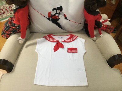 Little Marc Jacobs girls cotton top size 5
