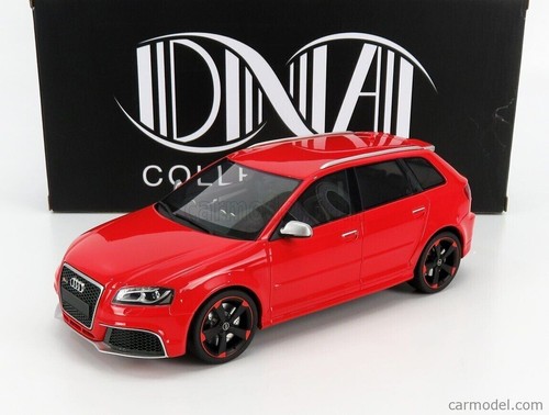 DNA Collectible DNA000056 Audi RS3 - red with black wheels 1/18