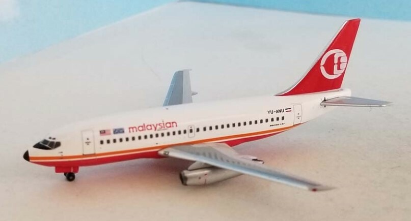 Aeroclassics AC419939 Malaysia Airlines 737-200 YU-ANU Diecast 1/400 ...