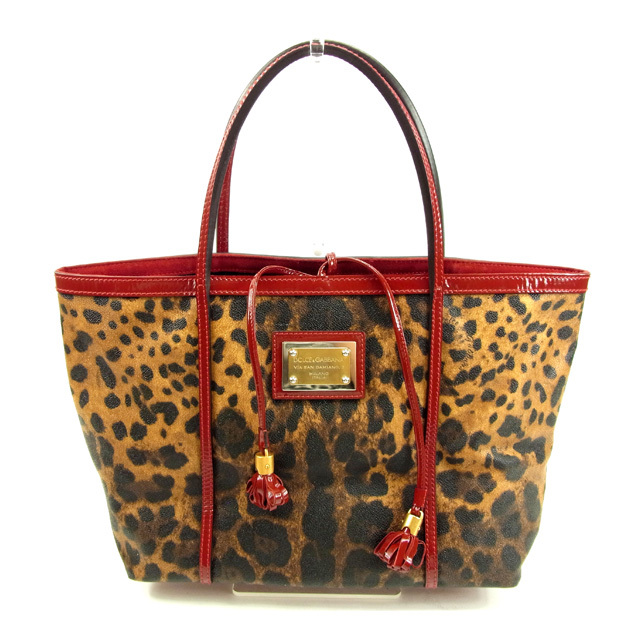 【DOLCE&GABBANA】キャンバス トートバッグ ビッグDGロゴ レッド レッド（赤）系 Dolce & Gabbana(ドルチェ&ガッバーナ) トート