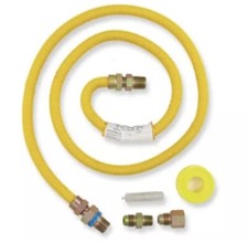 Everbilt 1004061233 Gas Dryer Connector Kit, 1/2" OD x 60  