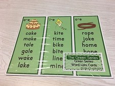 The Green Series - Word Lists 42 lists of 6 words each Montessori