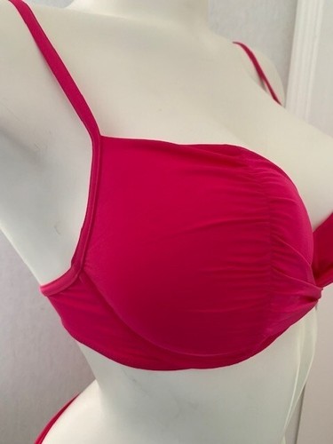 Gottex GTO 34E (12E) Wired Padded Plunge Bikini & Medium UK12 Skirted Bottom - Picture 4 of 9
