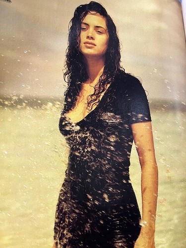 Paulina Porizkova VOGUE Magazine Spain May 1990 STEEVIE VAN DER VEEN Evangelista - Picture 6 of 9