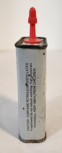Singer Sewing Machine Oil Can Gray Unopened Advertising 4 Fl Oz Item 2131 - Picture 2 of 7