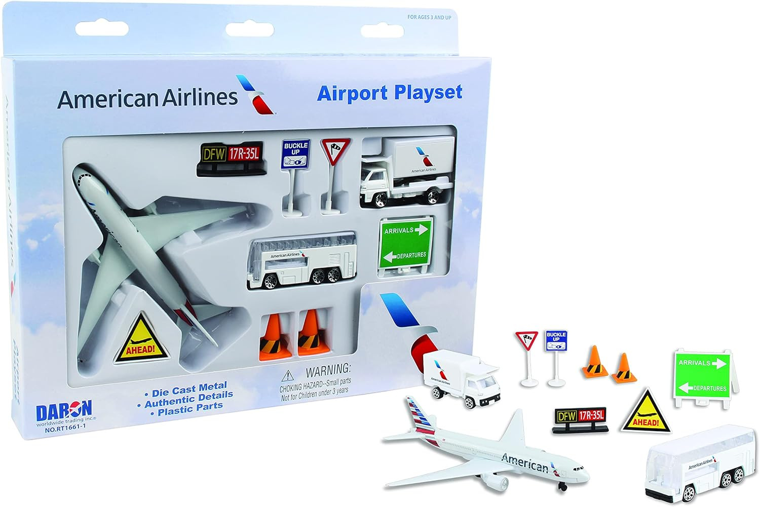 With Die-cast Metal Model Airplane With Plasti
