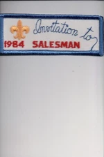 1984 Invitation To Salesman patch