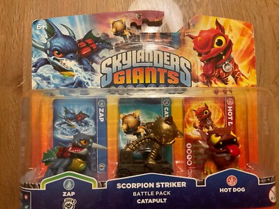 SKYLANDERS GIANTS Triple Pack A (3 Figuren) Zap - Scopion-Striker - Hot Dog