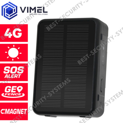 4G GPS Tracker Solar Remote Listening 9000mAH Magnetic Vehicle Gadget