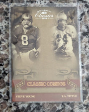 2006 Donruss Classics Classic Combos Silver #CC15 Steve Young/Y.A. Tittle/250