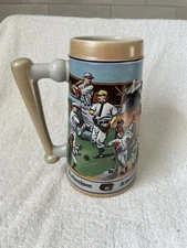 Anheuser Busch Baseball Budweiser Sports Series 1990 Beer Stein Mug